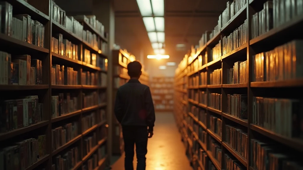 Byeon Woo Seok movies and tv shows guide with a retro cinematic VHS store scene