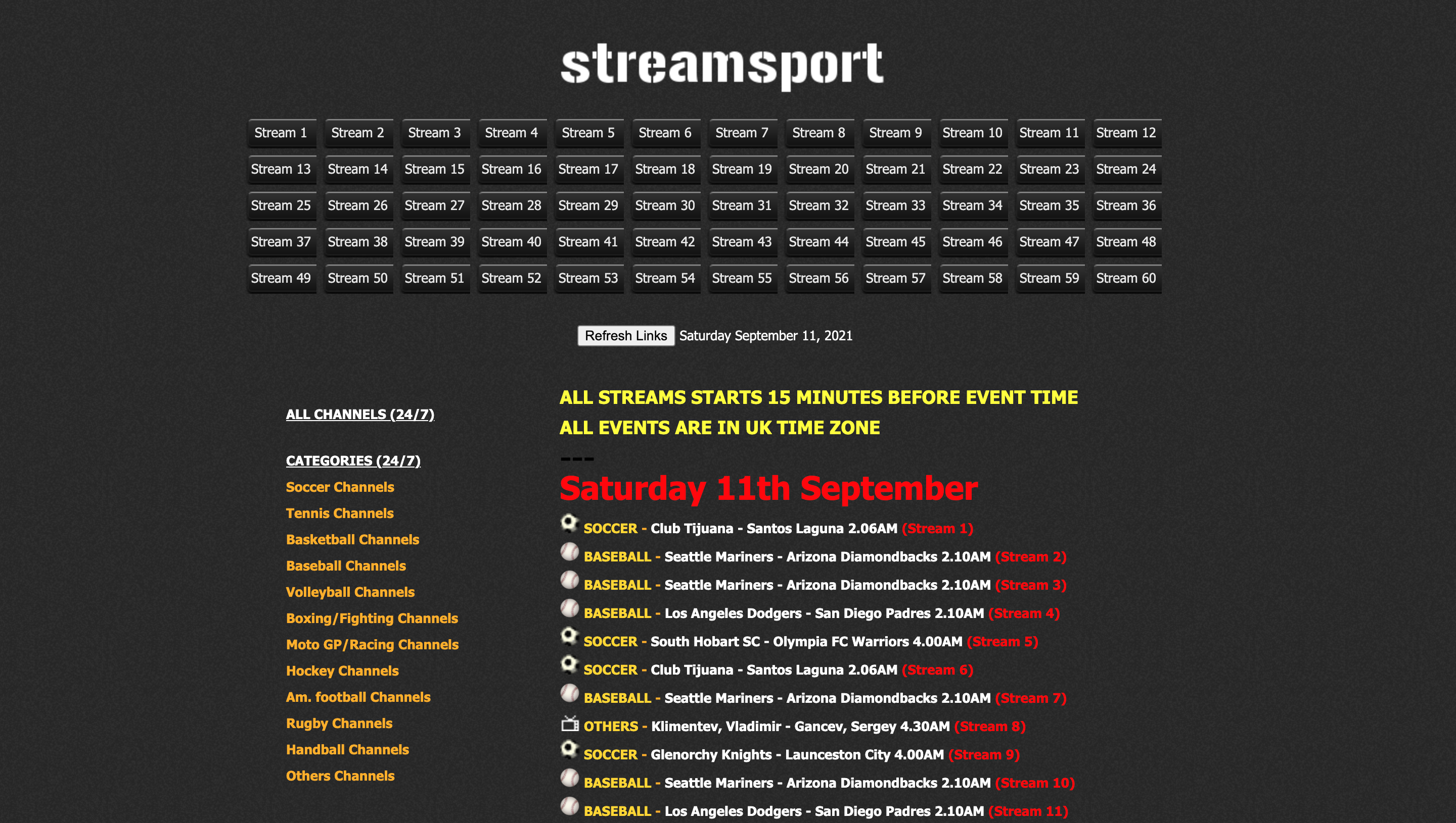 Streamonsport official website